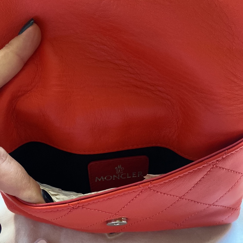 Moncler Poppy Quilted Leather Crossbody - Picture 5 of 7